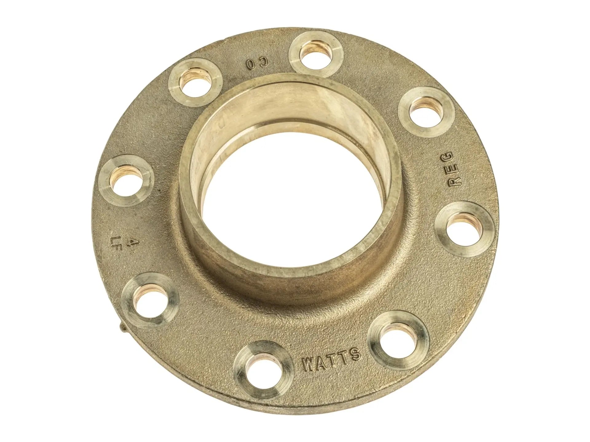 Watts 0121305, 4" Lead Free Class 125 Dielectric Flange Pipe Fitting, Solder Cast Copper Silicon