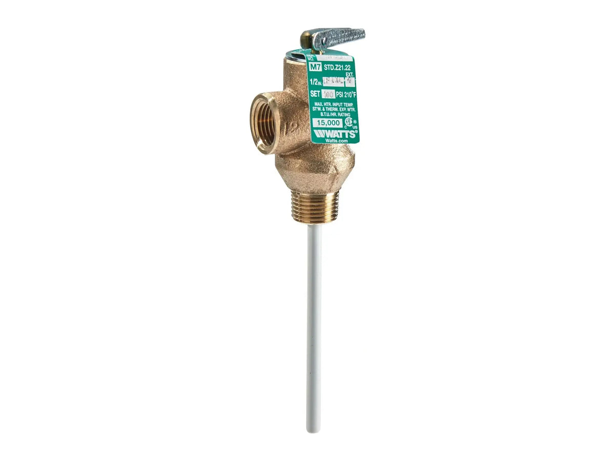 Watts 0121325, 1XL-4-150, 1/2" T&P Valve, 150 PSI