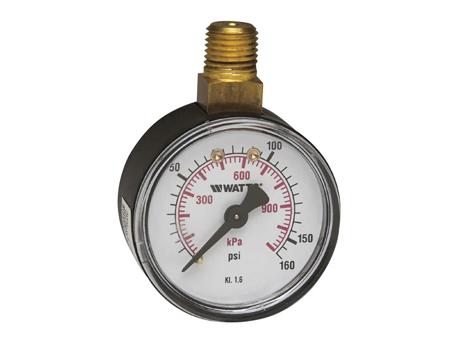 Watts 0121691, 1/4 LFDPG5-2 Pressure Gauge 0-160 PSI