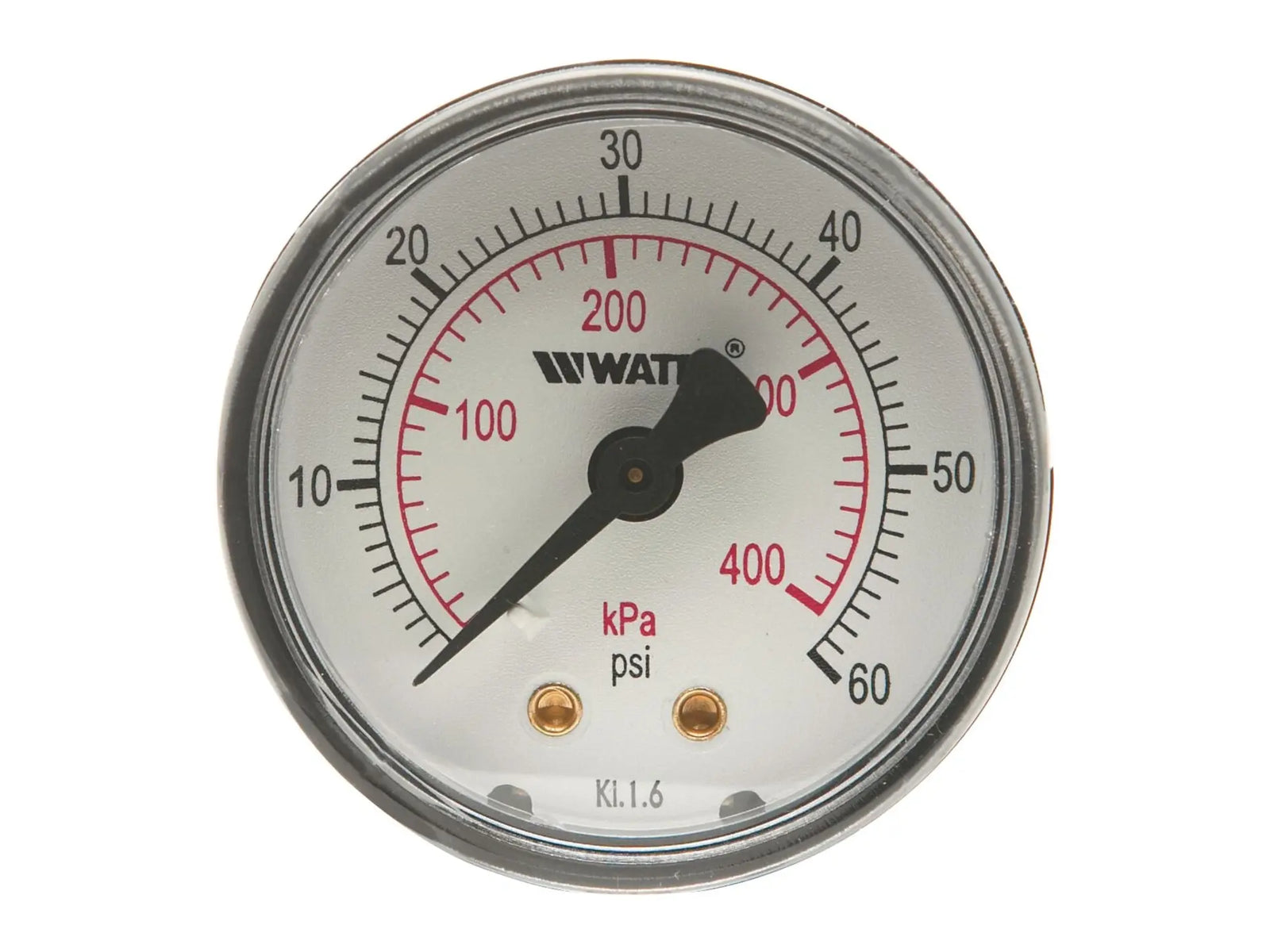 Watts 0121697, 1/4 LFDPG3-2 Pressure Gauge 0-60 PSI