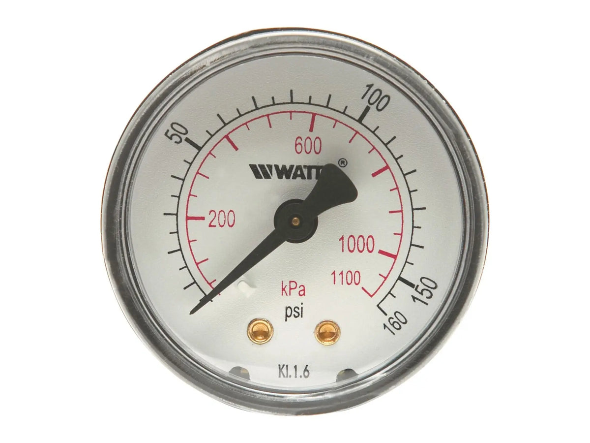 Watts 0121699, 1/4" LFDPG3-2 Pressure Gauge 0-160 PSI
