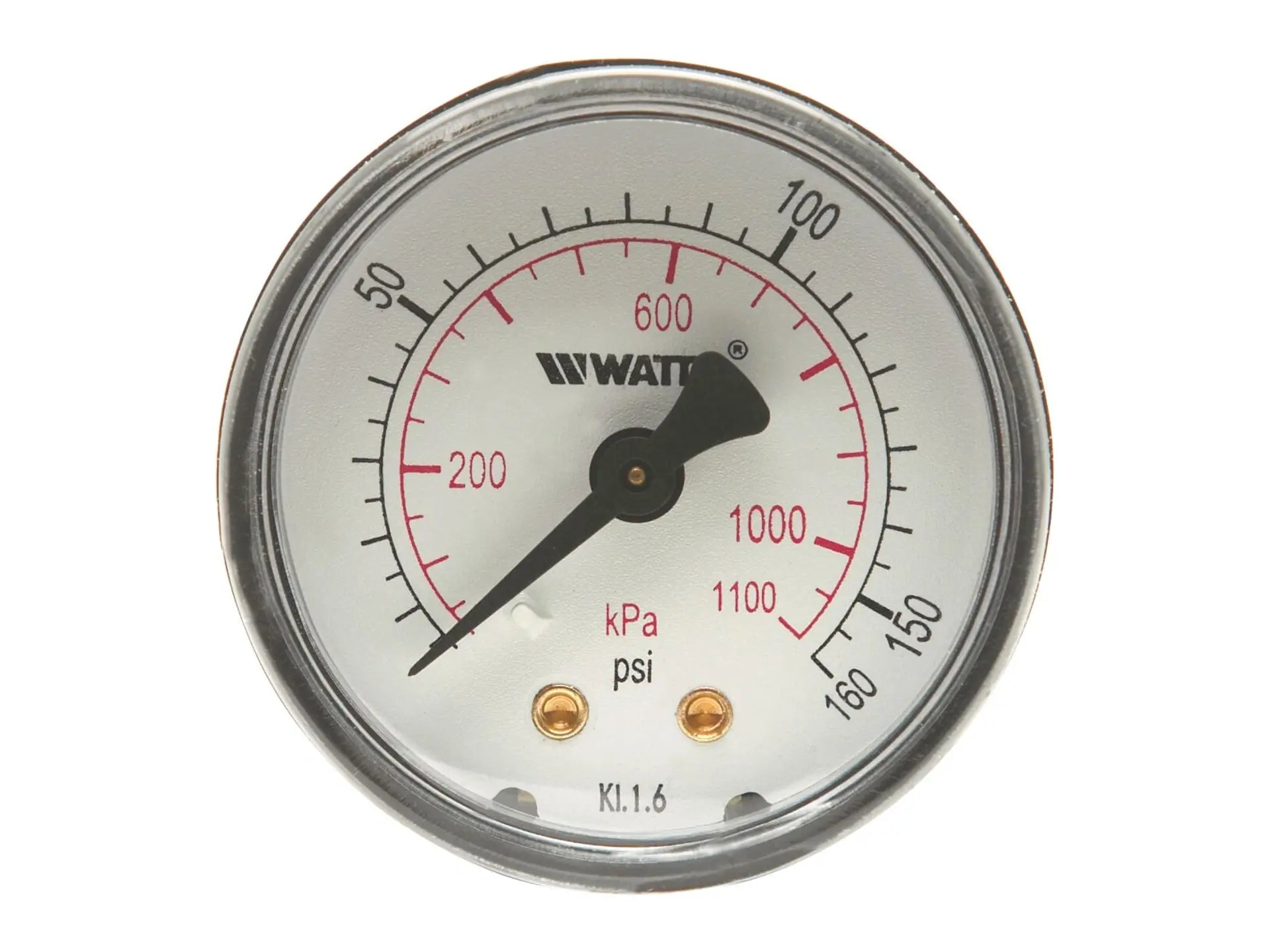 Watts 0121699, 1/4" LFDPG3-2 Pressure Gauge 0-160 PSI
