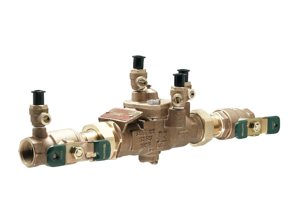 Watts 0122607, U009M2QT 3/4" RPZ Union Quarter Turn Valve