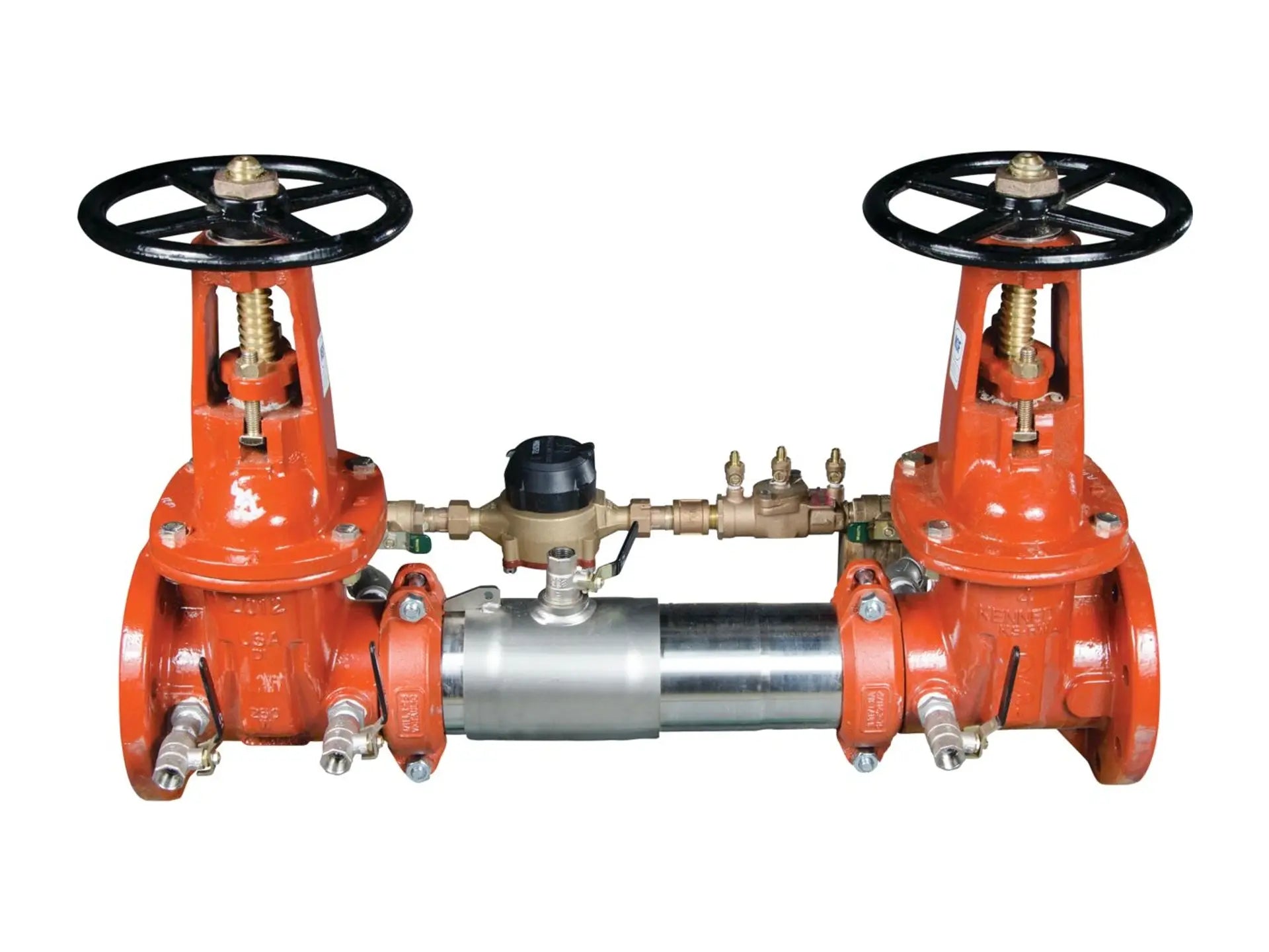 Watts 0122716, 4" LF757DCDA Double Check Detector Assembly Backflow Preventers