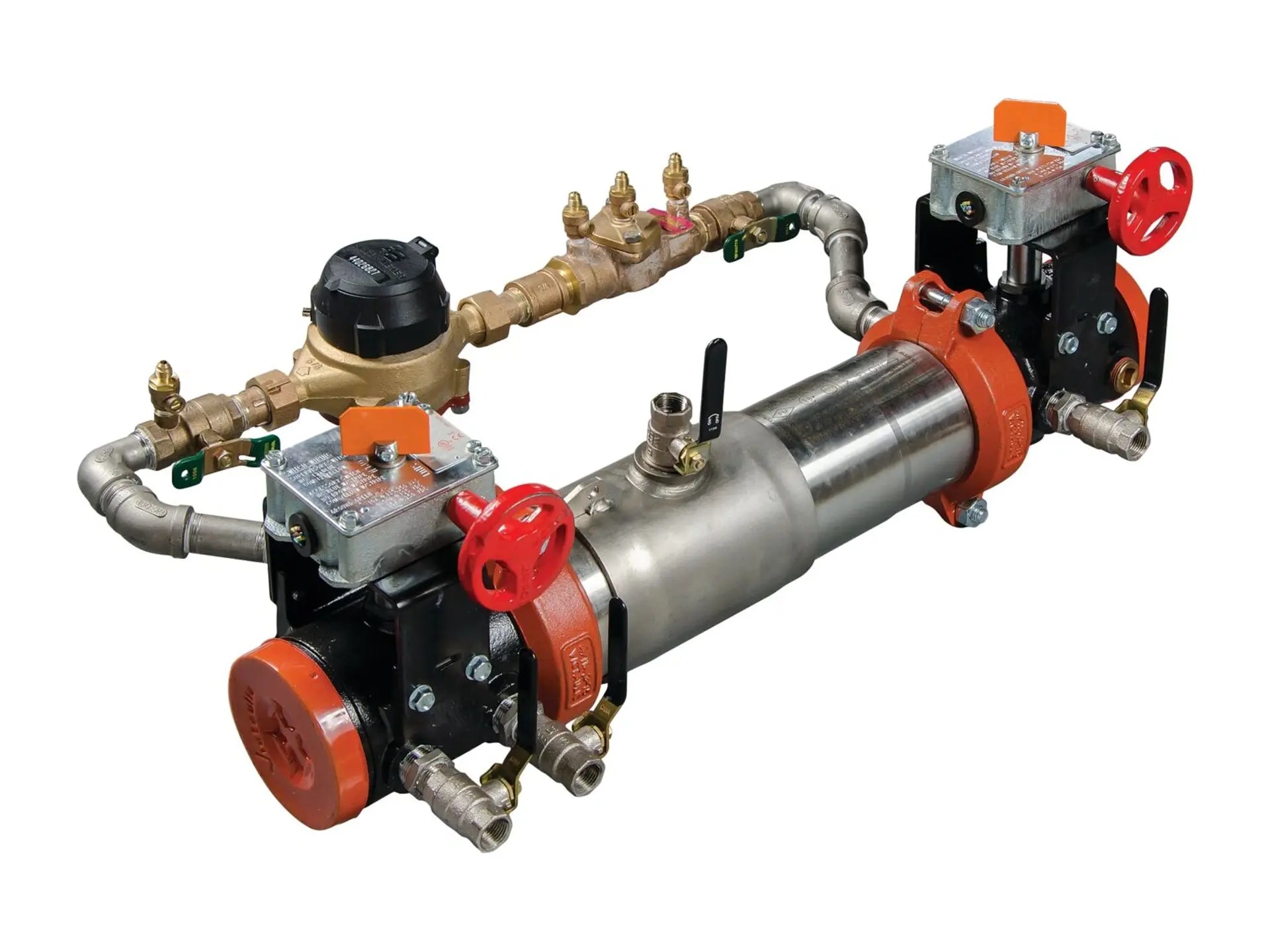 Watts 0122730, 3" LF757DCDA Double Check Detector Assembly Backflow Preventers