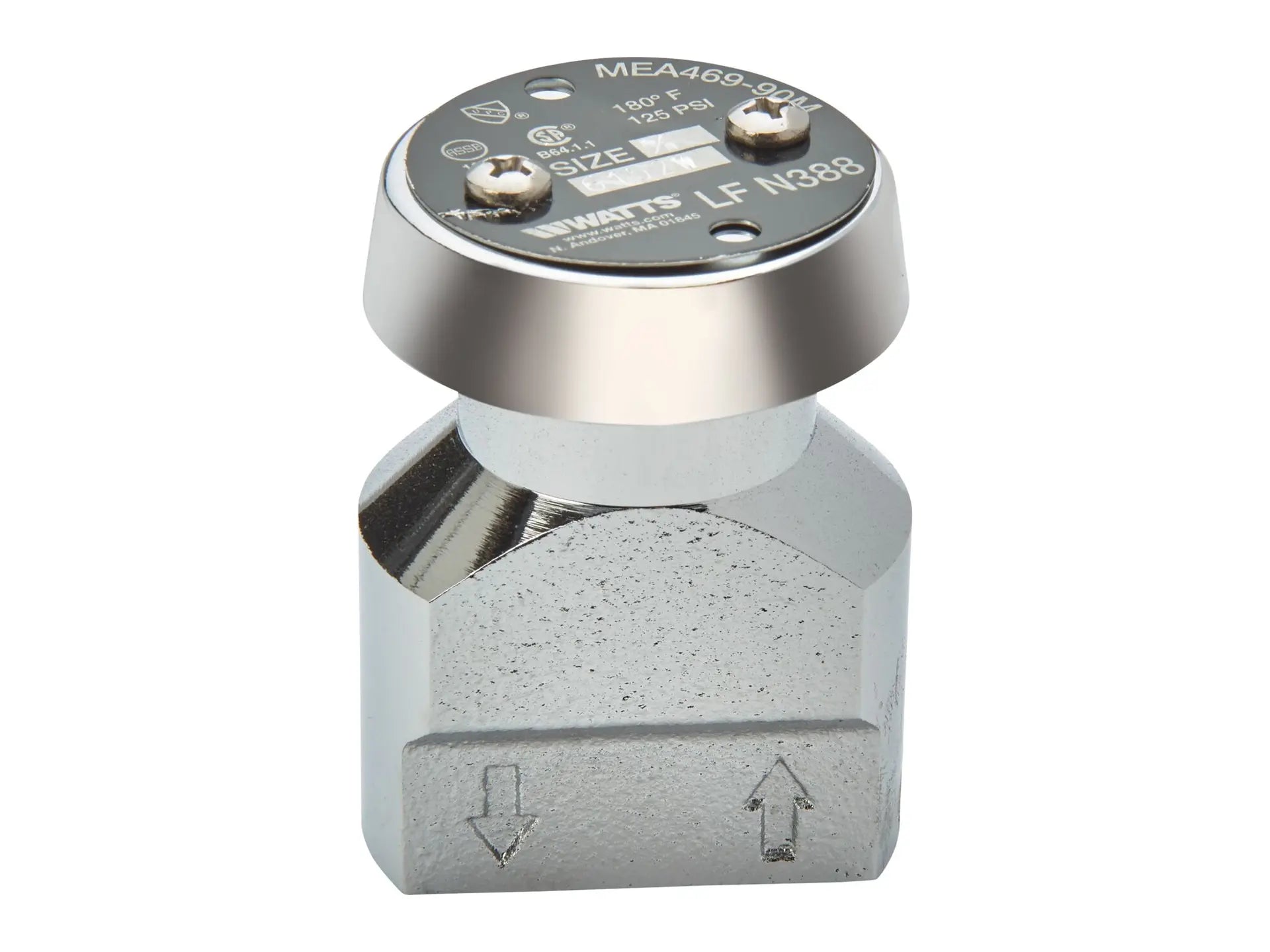 Watts 0122751, 3/8" LFN388-SC Lead Free Atmospheric Vacuum Breaker Backflow Preventer