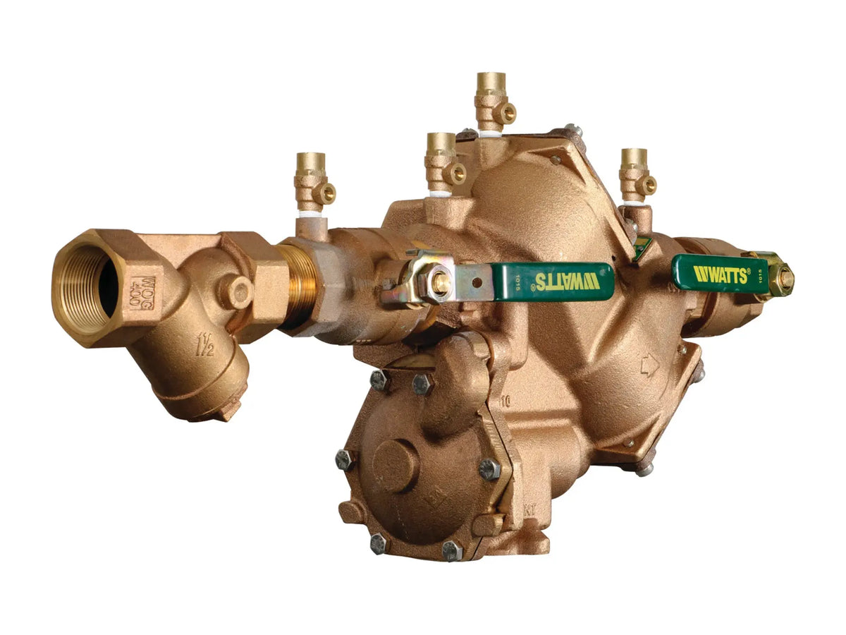 Watts 0122768, 1-1/4 LF909M1-QT-S-HW Backflow Preventer