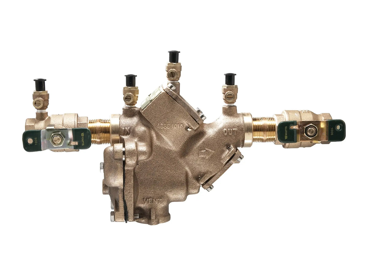 Watts 0122771, 3/4 IN Lead Free Silicon Bronze Reduced Pressure Zone Backflow Preventer Assembly