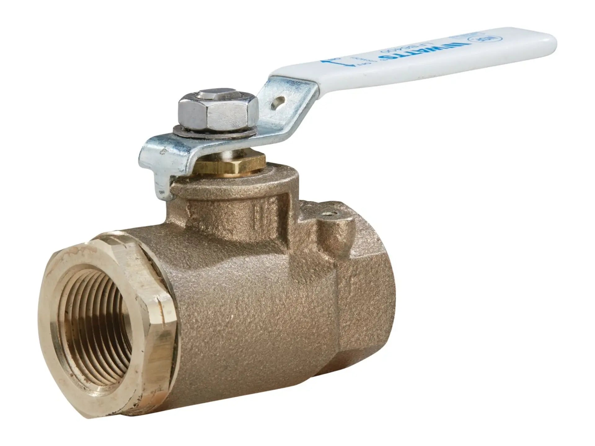 Watts 0123210, 4" Lead Free 2-Piece Standard Port Ball Valve with Actuator Mounting Pads