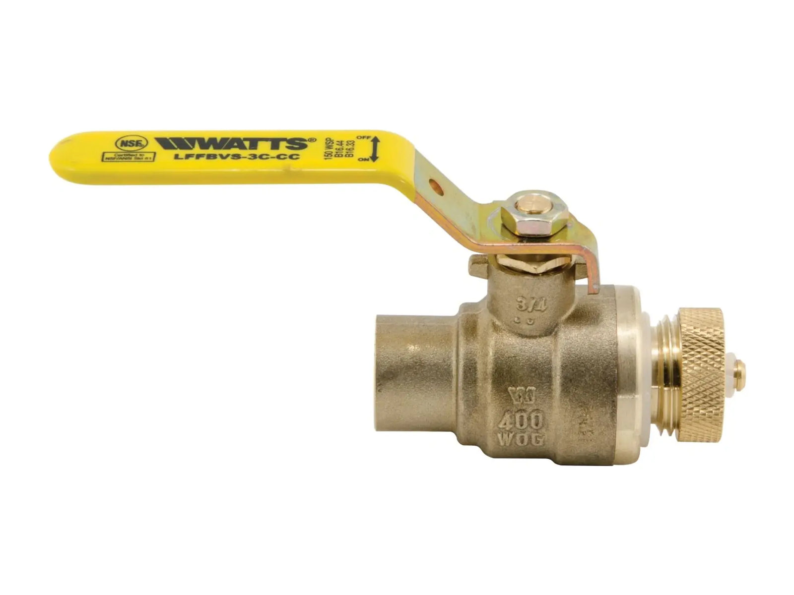 Watts 0123477, 3/4" LFFBVS-3C-CC Ball Valve