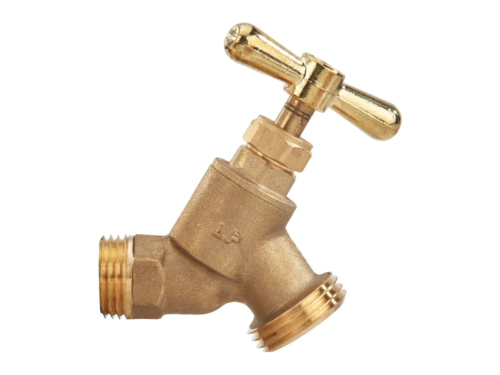 Watts 0123478, 1/2" Lead Free Sillcock No Kink Hose Faucet, Dual Inlet x 3/4" Hose Connection, Tee