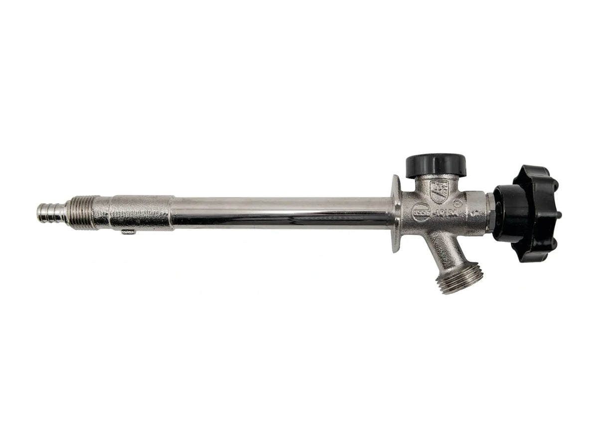 Watts 0123548, 1/2 PEX Lead Free Frost Proof Wall Hydrant Wall Size 6" with Vacuum Breaker