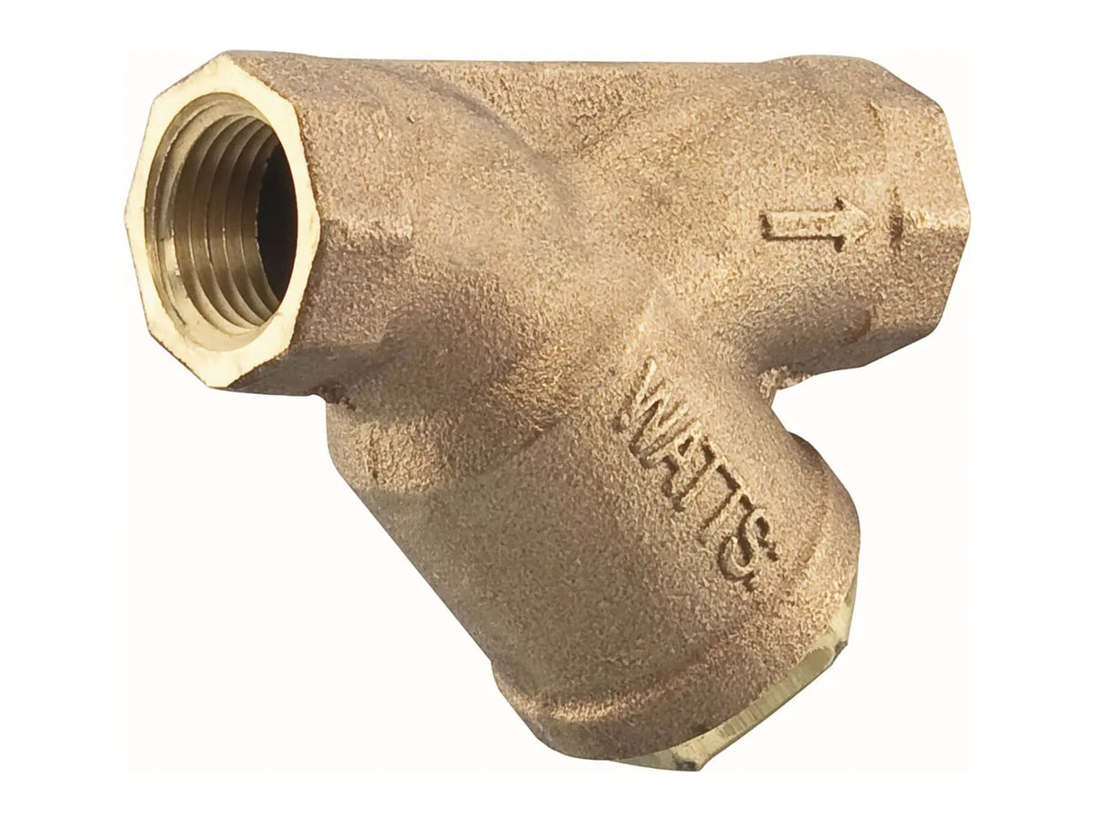 Watts 0124002, 3/4" Bronze Y-Strainer, 20 Mesh SS Screen, 400PSI WOG