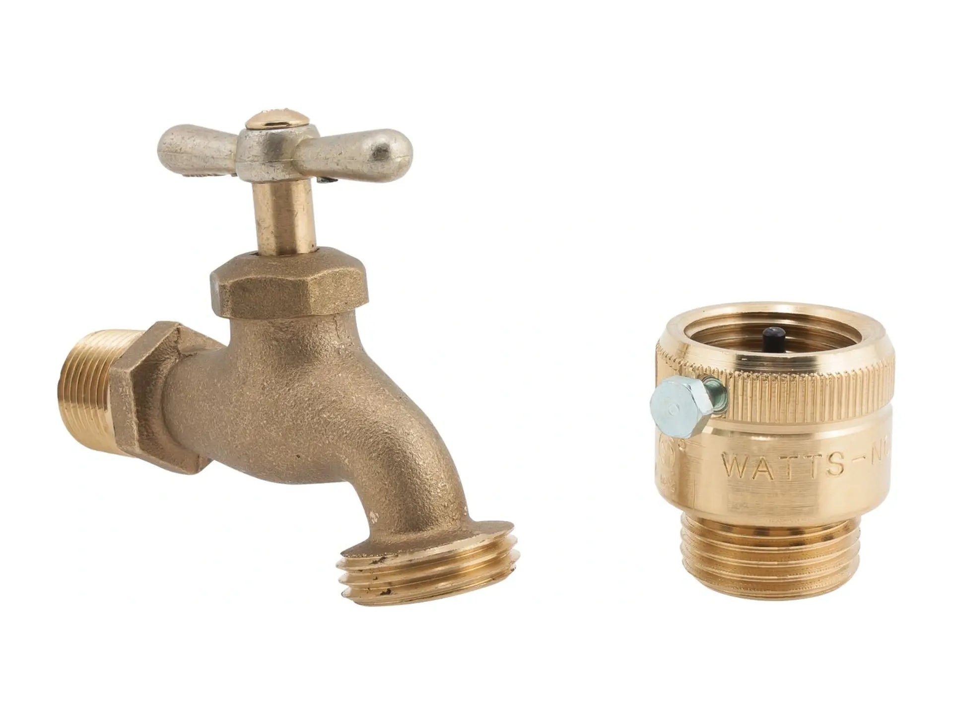 Watts 0124298, Lead Free Sill Cock with 1/2 Male NPT Connection with Vacuum Breaker and Tee Handle