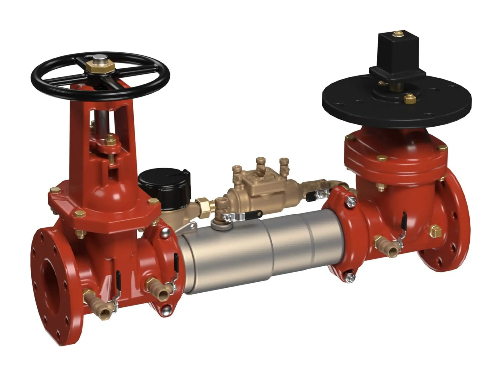 Watts 0124688, 3 LF757DCDA Double Check Detector Assembly Backflow Preventers