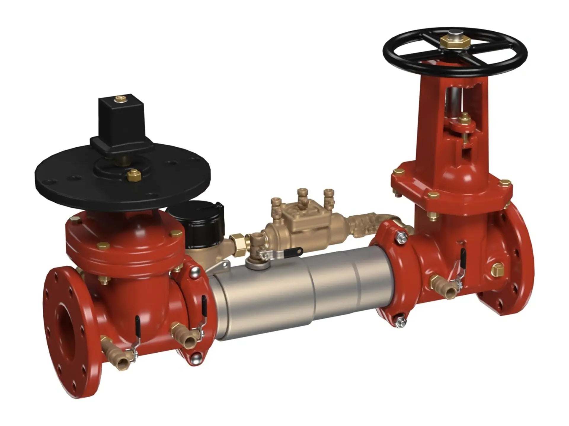 Watts 0124734, 8 LF757DCDA Double Check Detector Assembly Backflow Preventers