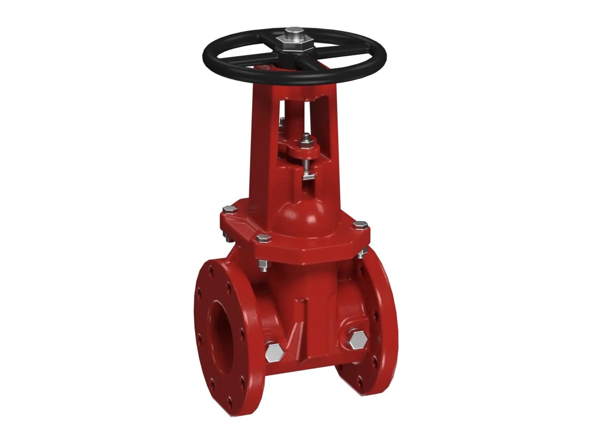 Watts 0125075, 4" LF408-OSY Flanged x Grooved Valve