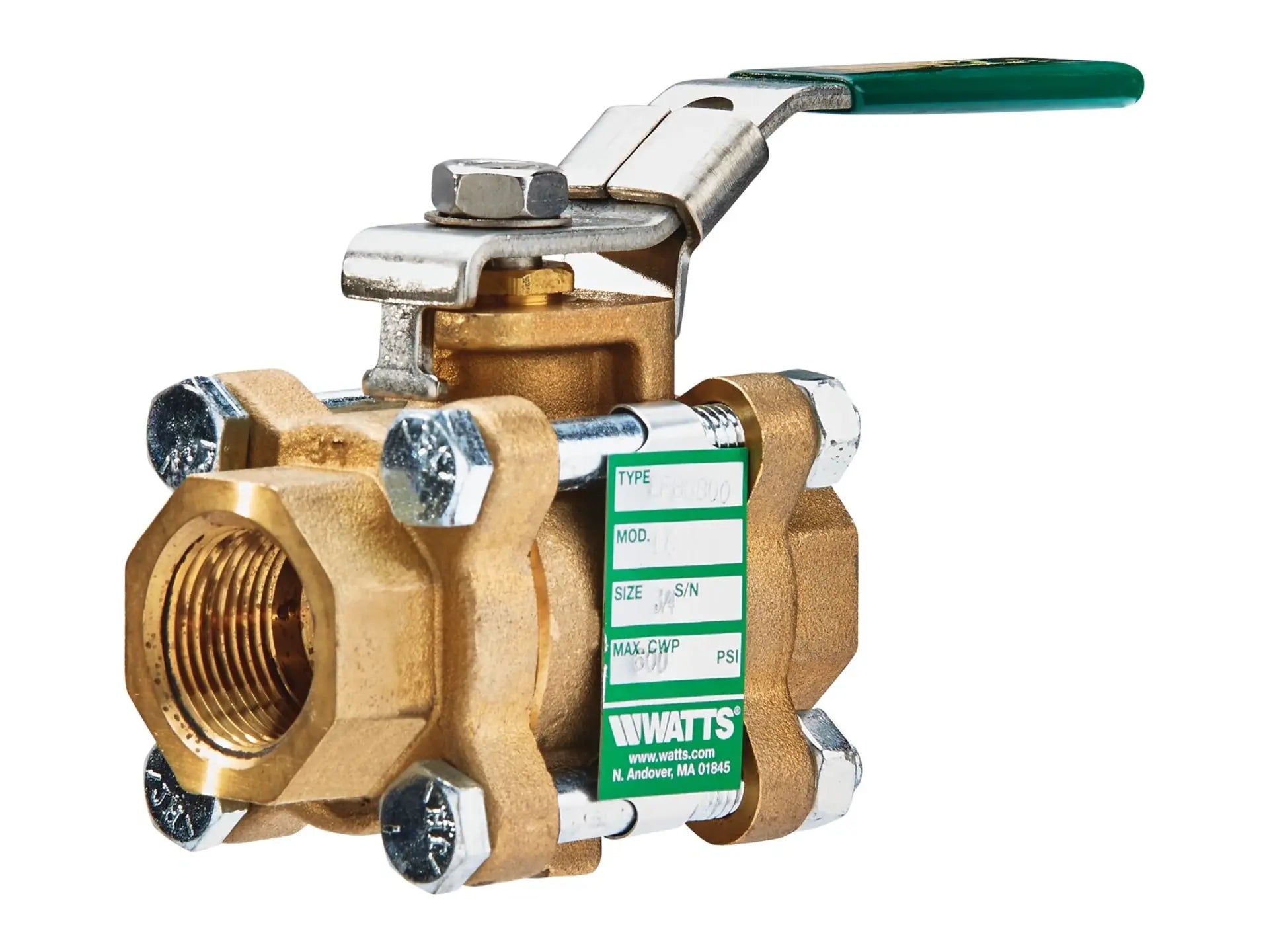 Watts 0125240, 1/2" LFB6800-LC Ball Valve
