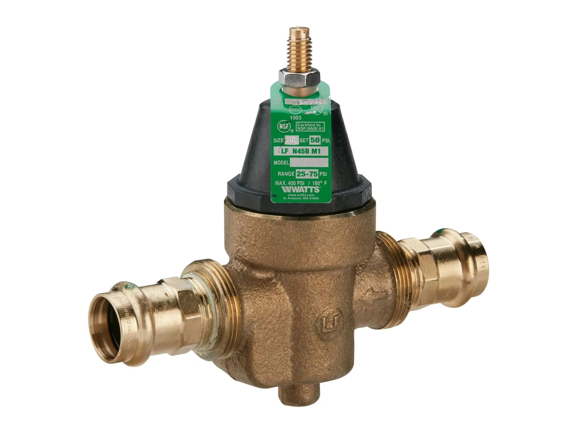 Watts 0125578, 3/4" LFN45BM1 with Pressure