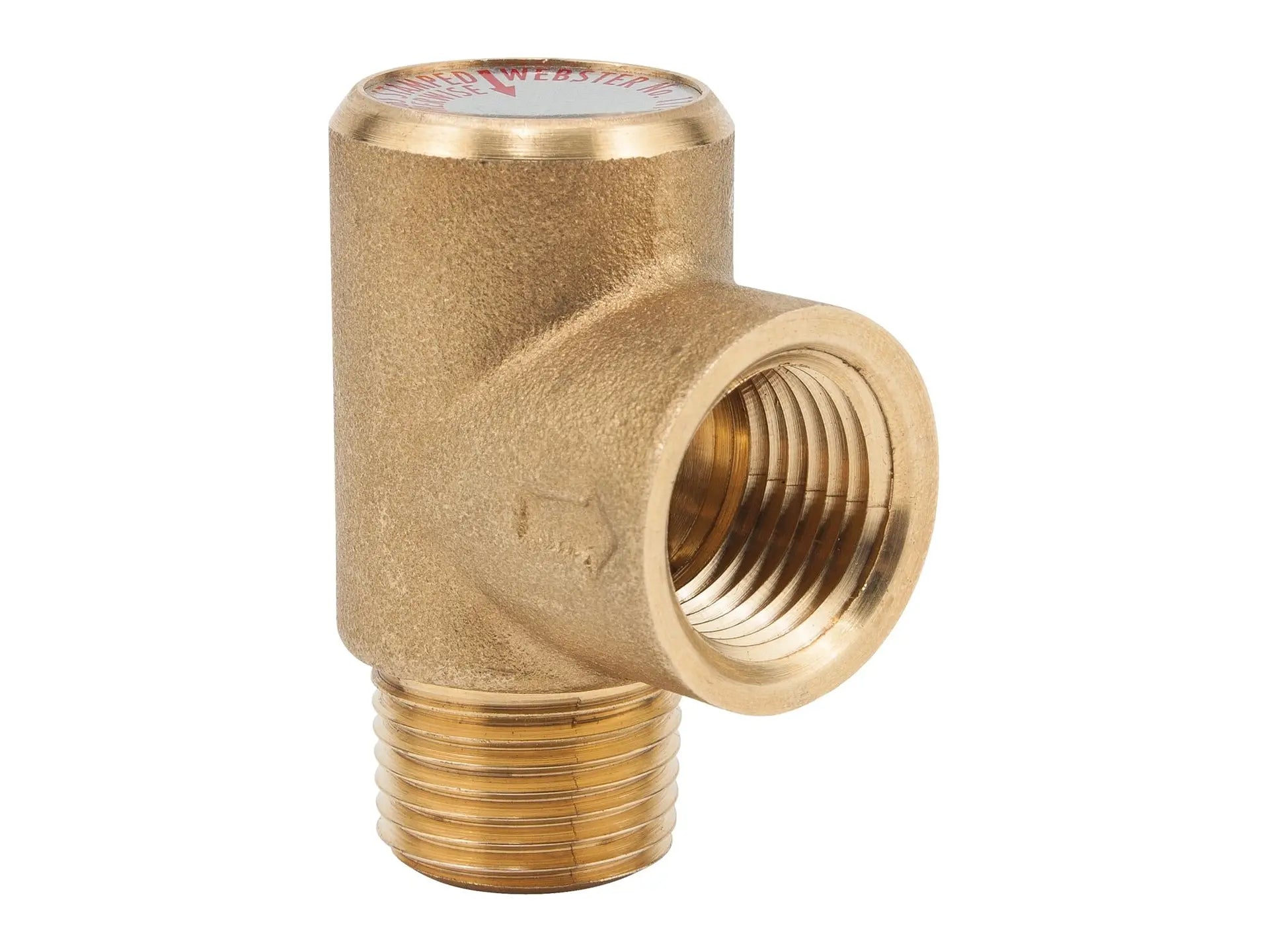 Watts 0185371, 1/2" Bronze Poppet Type Pressure Relief Valve, 35 psi