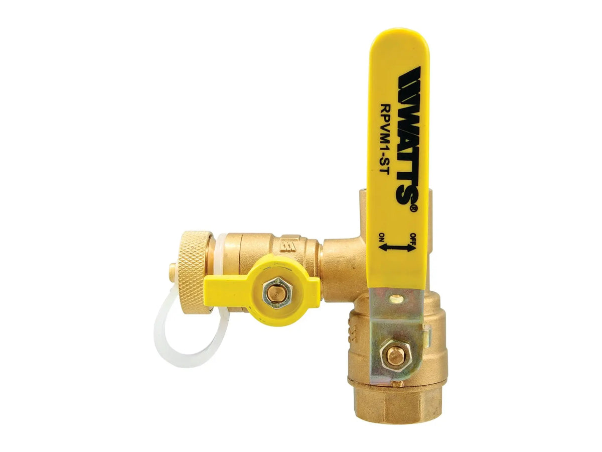Watts 0207536, 1" Residential Purge Valve, Sweat x FPT Connections