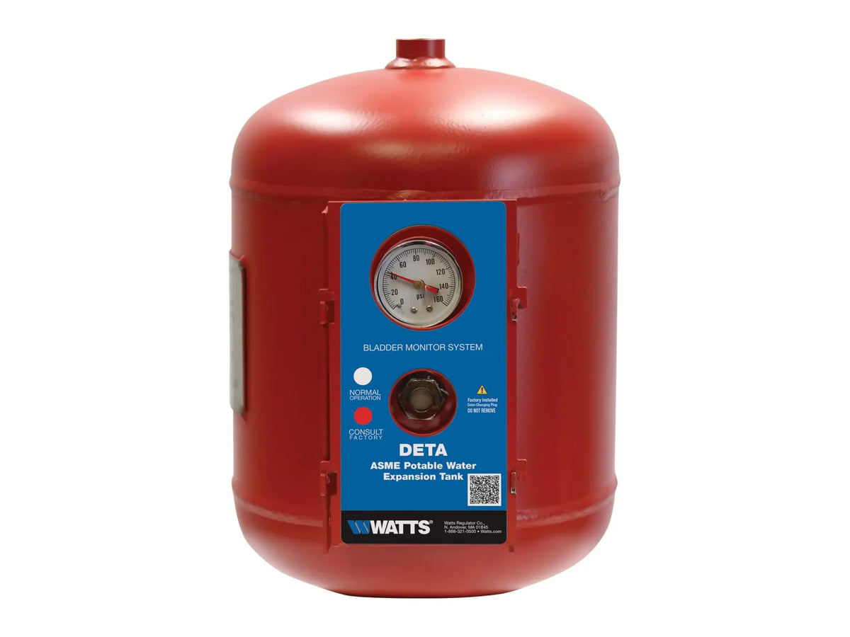 Watts 0212026, DET A-5 Potable Water Expansion Tank 3/4 IN MNPT Connection, Volume 3.5 Gallons