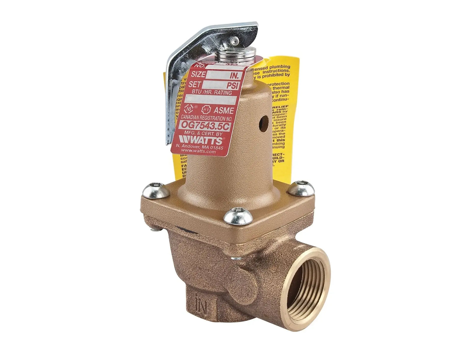 Watts 0278445, Series 2 Model 174A-088 Pressure Relief Valve