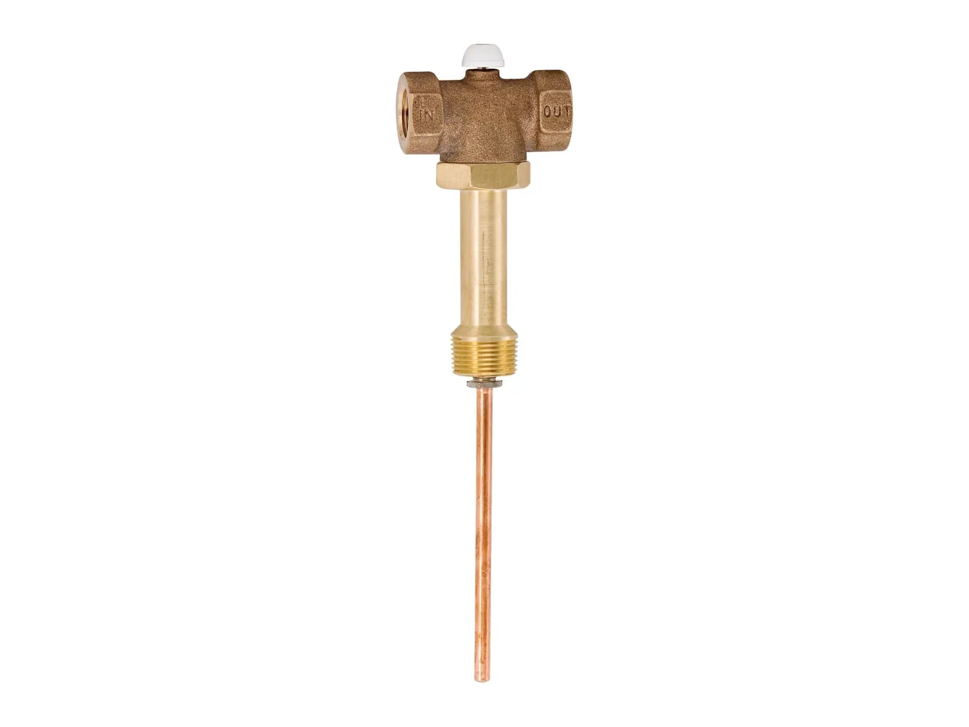 Watts 0295399, 3/4" Lead Free Automatic Temperature Gas Shutoff Valve, Extended Shank, Up to 3"