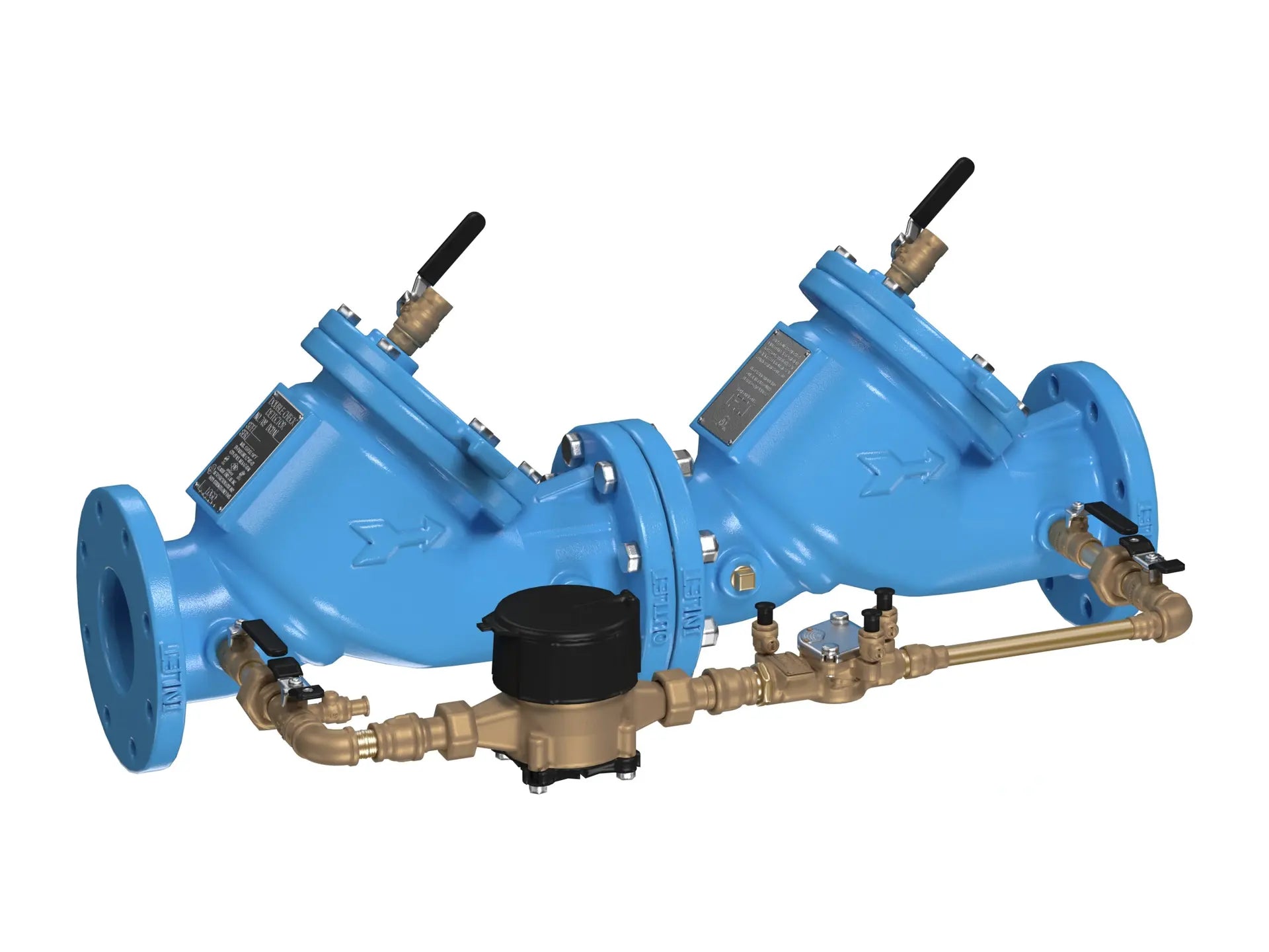 Watts 0384815, 4" 709DCDA-LF CFM Backflow Preventer