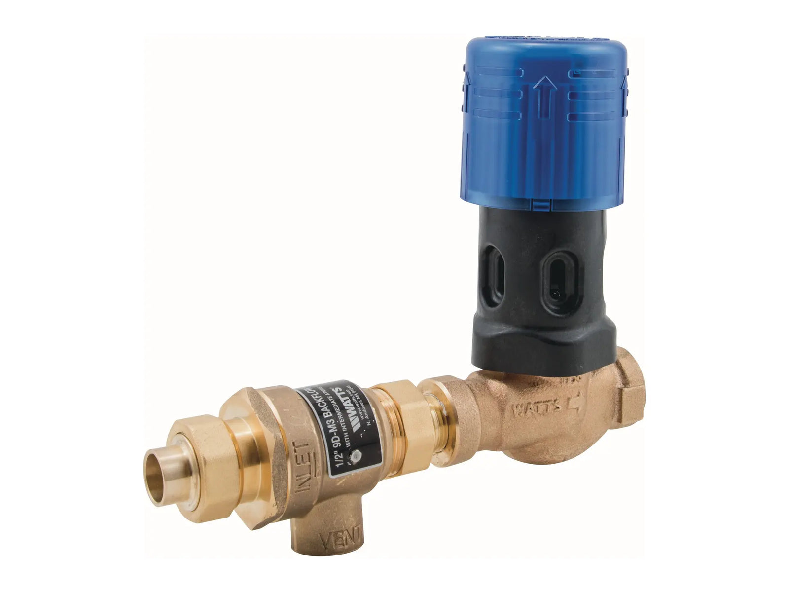 Watts 0386469, 1/2" Bronze Combination Dial Set Fill Valve and Backflow Preventer