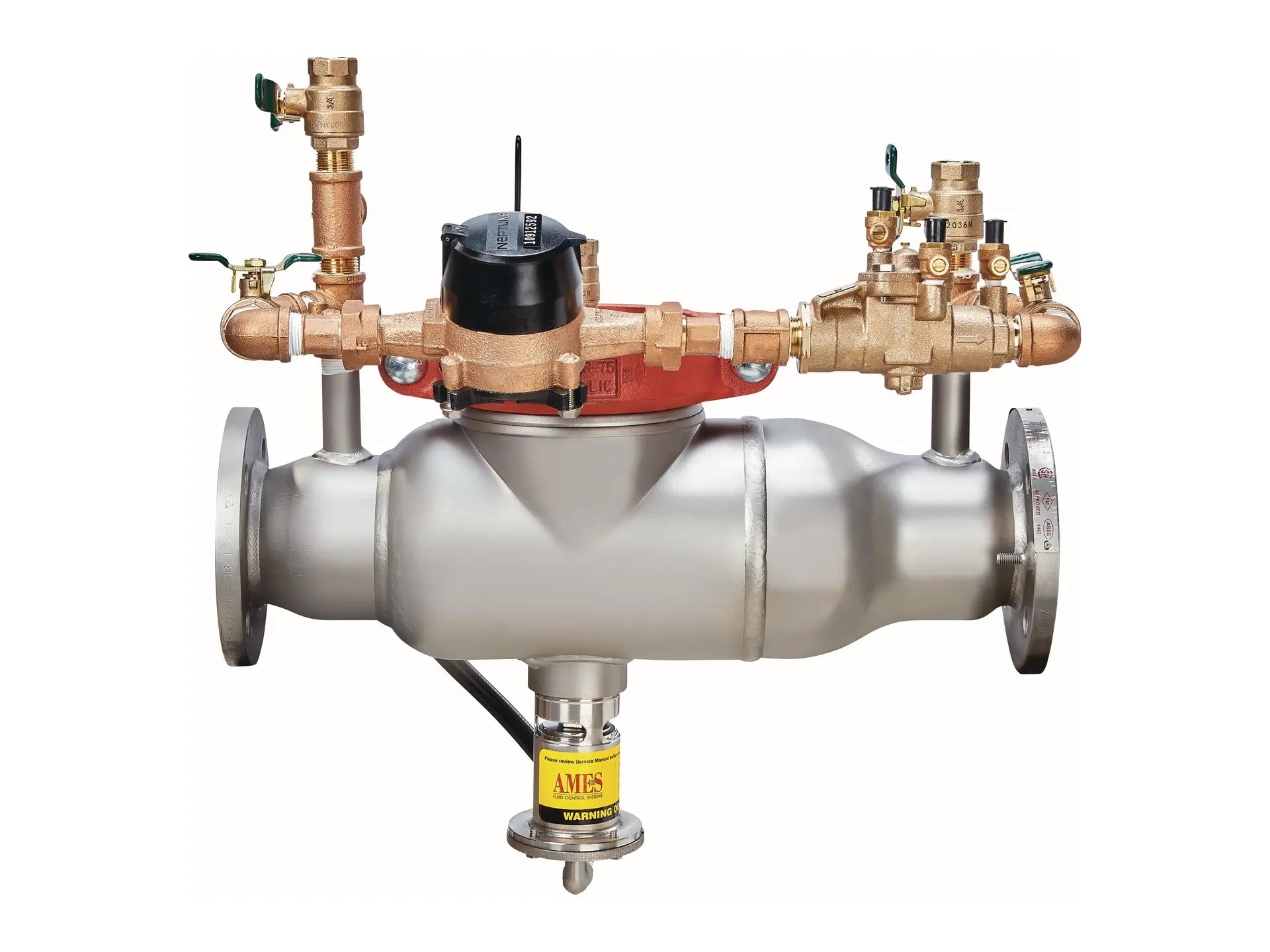 Watts 0438070, 8" 994RPDA-LF Backflow Preventer CFM