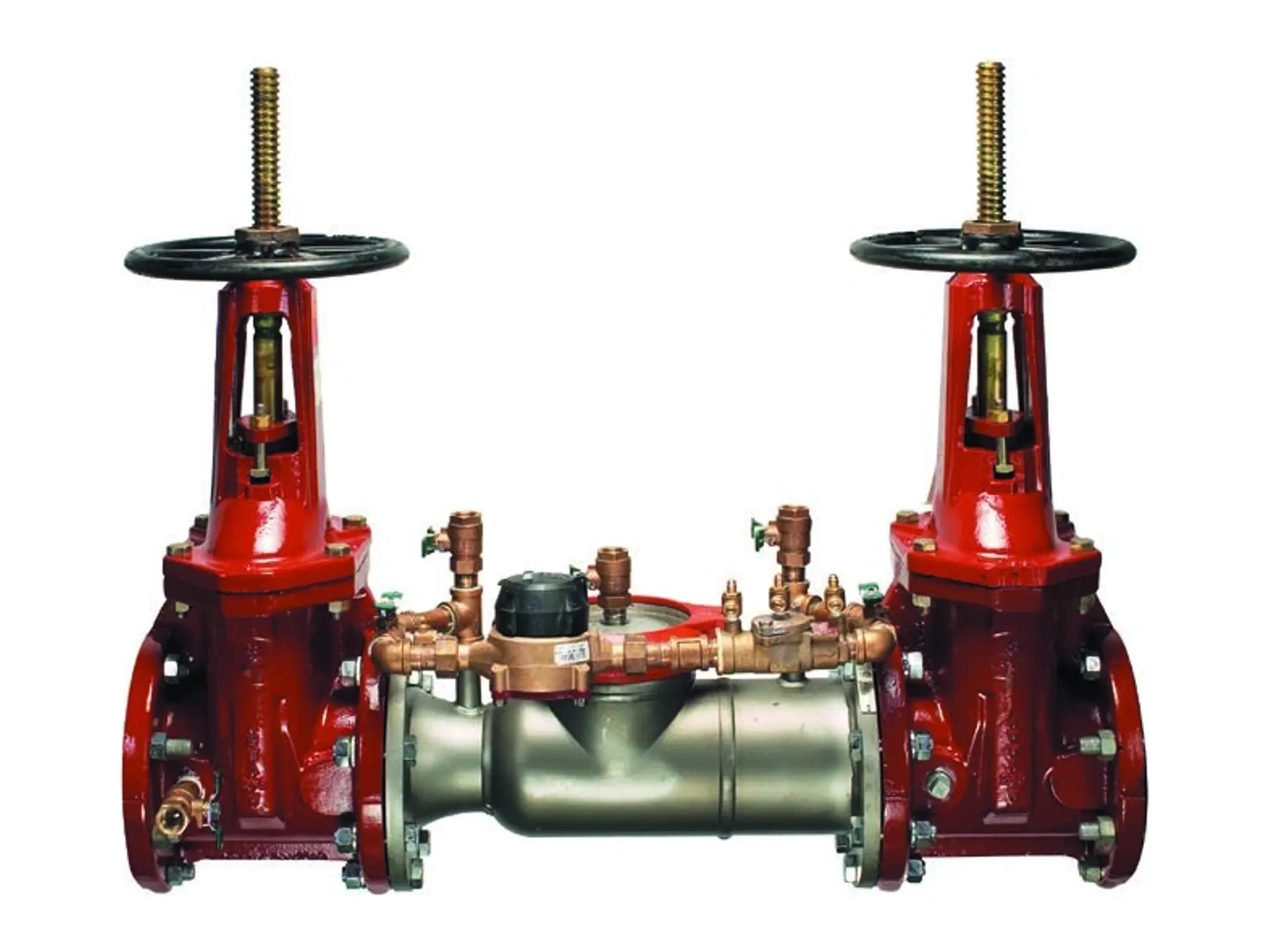 Watts 0439336, 4" 774DCDA SS Double Check Detector Assembly Backflow Preventer
