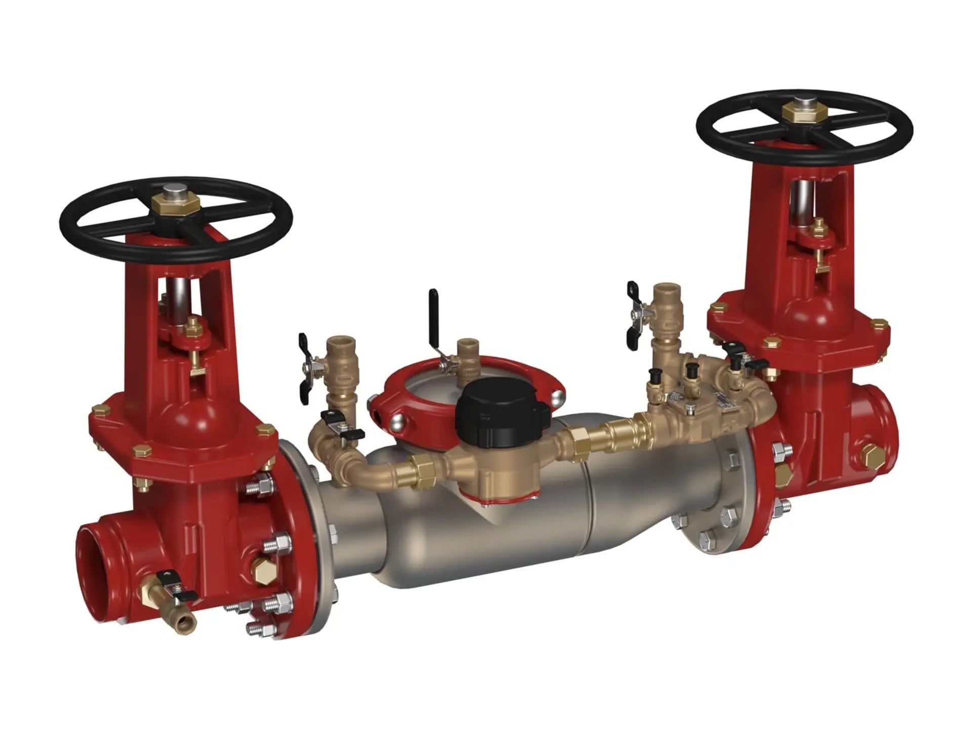 Watts 0439523, 2.5" 774DCDA SS Double Check Detector Assembly Backflow Preventers