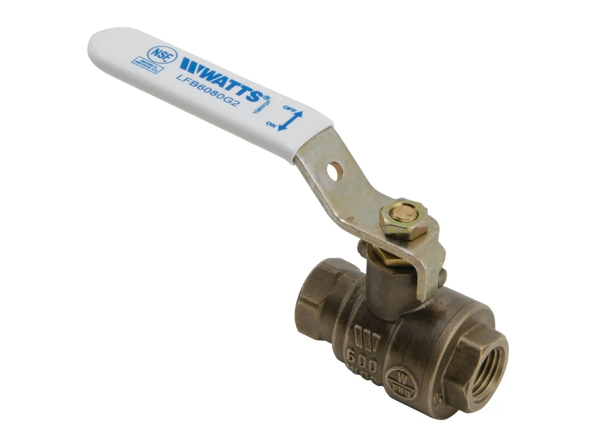 Watts 0450102, 1/2" B6080 Ball Valve Lead Free
