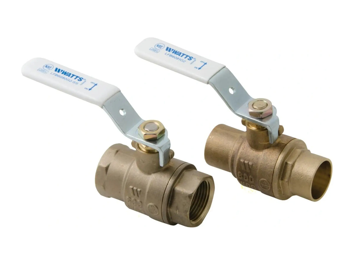 Watts 0450111, 1" Swt Ball Valve, 150 WSP/600 WOG LF