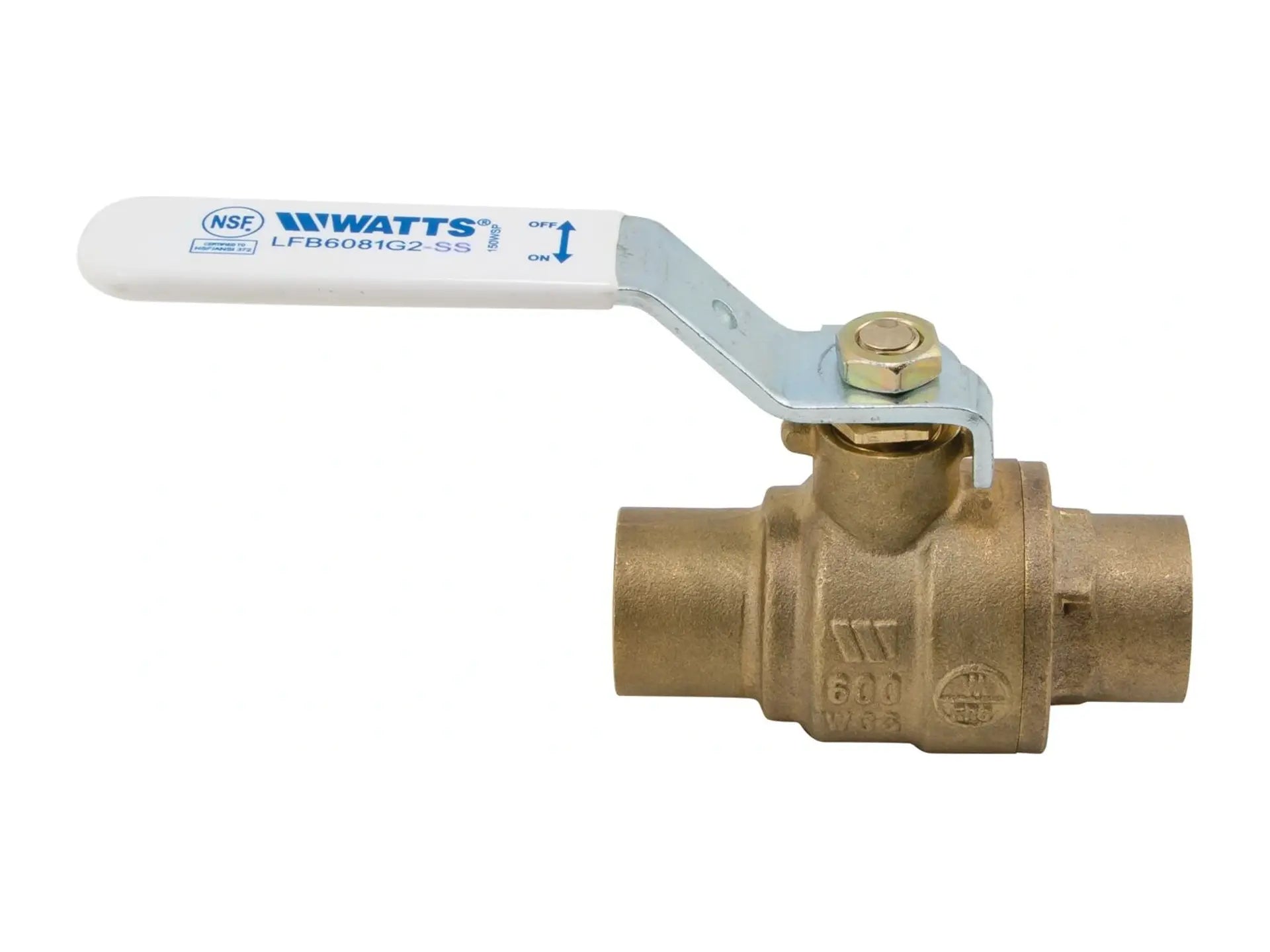 Watts 0450123, 3/8" LFB6081G2 SS Ball Valve