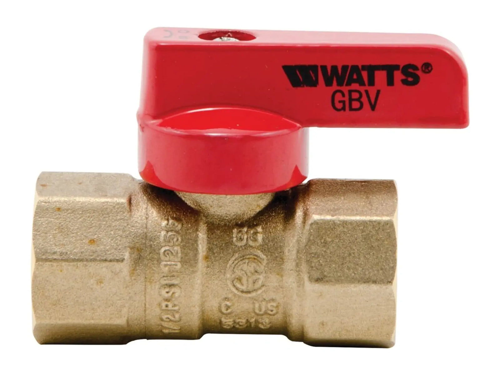Watts 0545003, Regulator Ball Valve for Gas, 1/2" IPF, AGA Approved