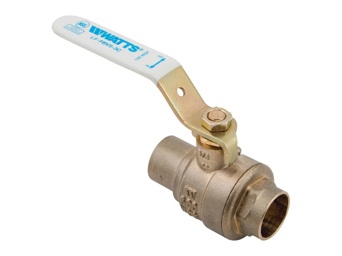Watts 0555115, 2" Sw Full Port Brass Ball Valve, LFFBVS3