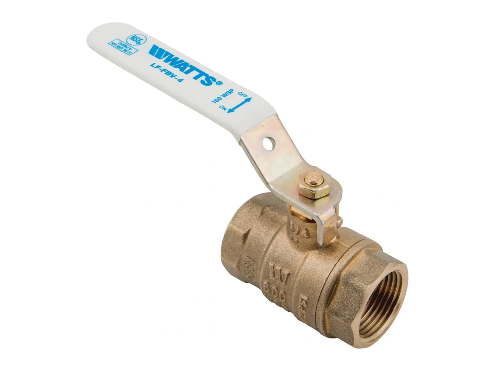 Watts 0555120, 1/2" NPT Brass Ball Valve LFFBV-4