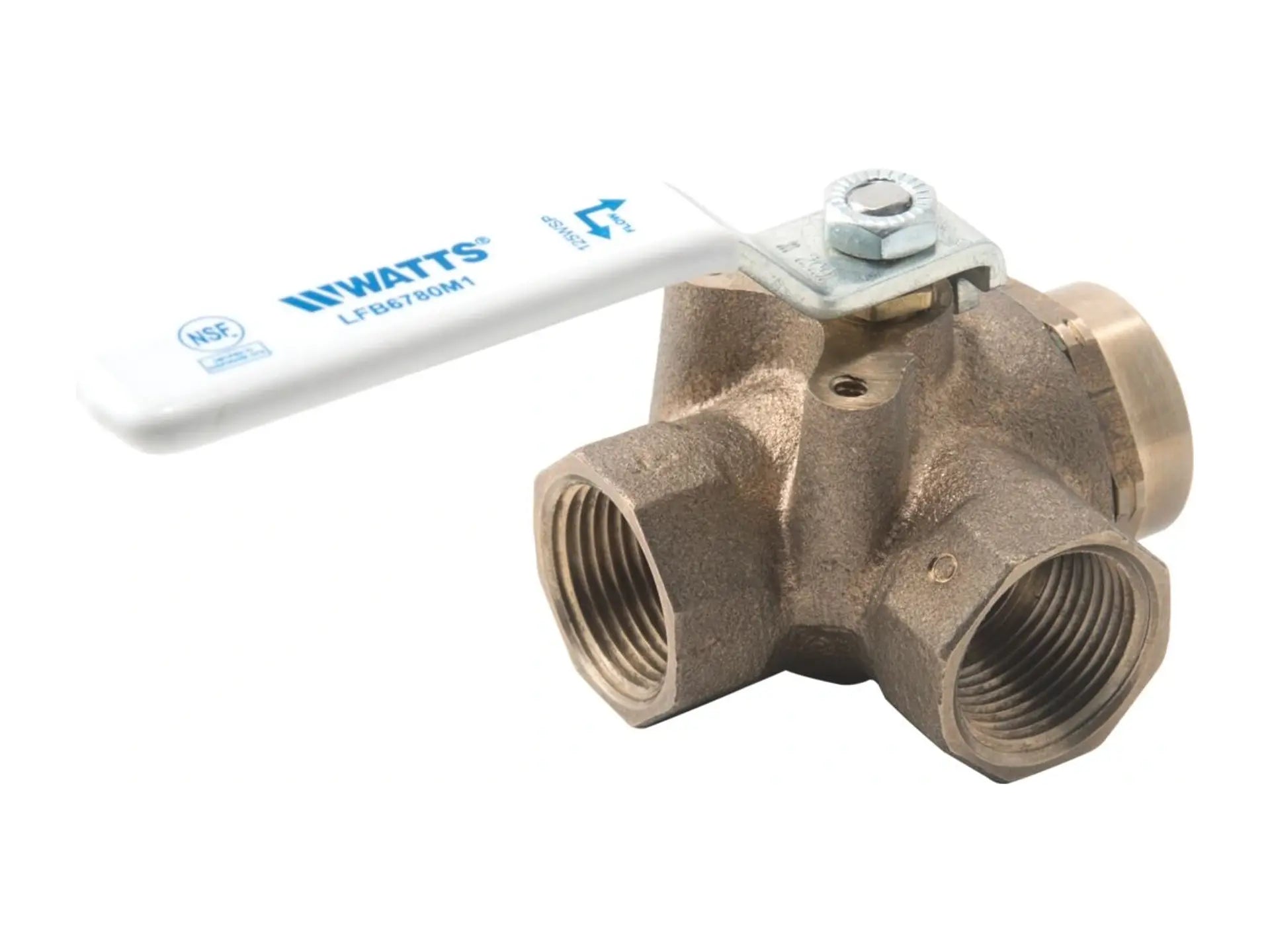 Watts 0555224, 2" 3-Way Ball Valve LFB6780M1 Lead Free