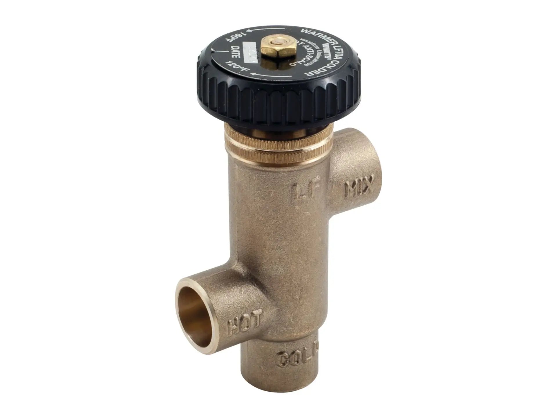 Watts 0559135, L70A 3/4" SW Temp Valve 100-130F