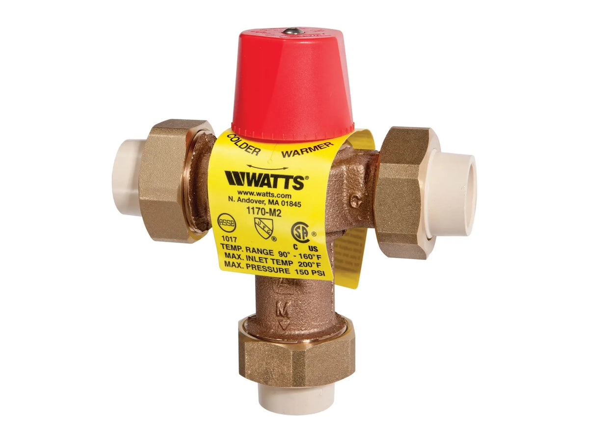Watts 0559145, LF1170-CPVC-M2 Hot Water Temperature Control Valve