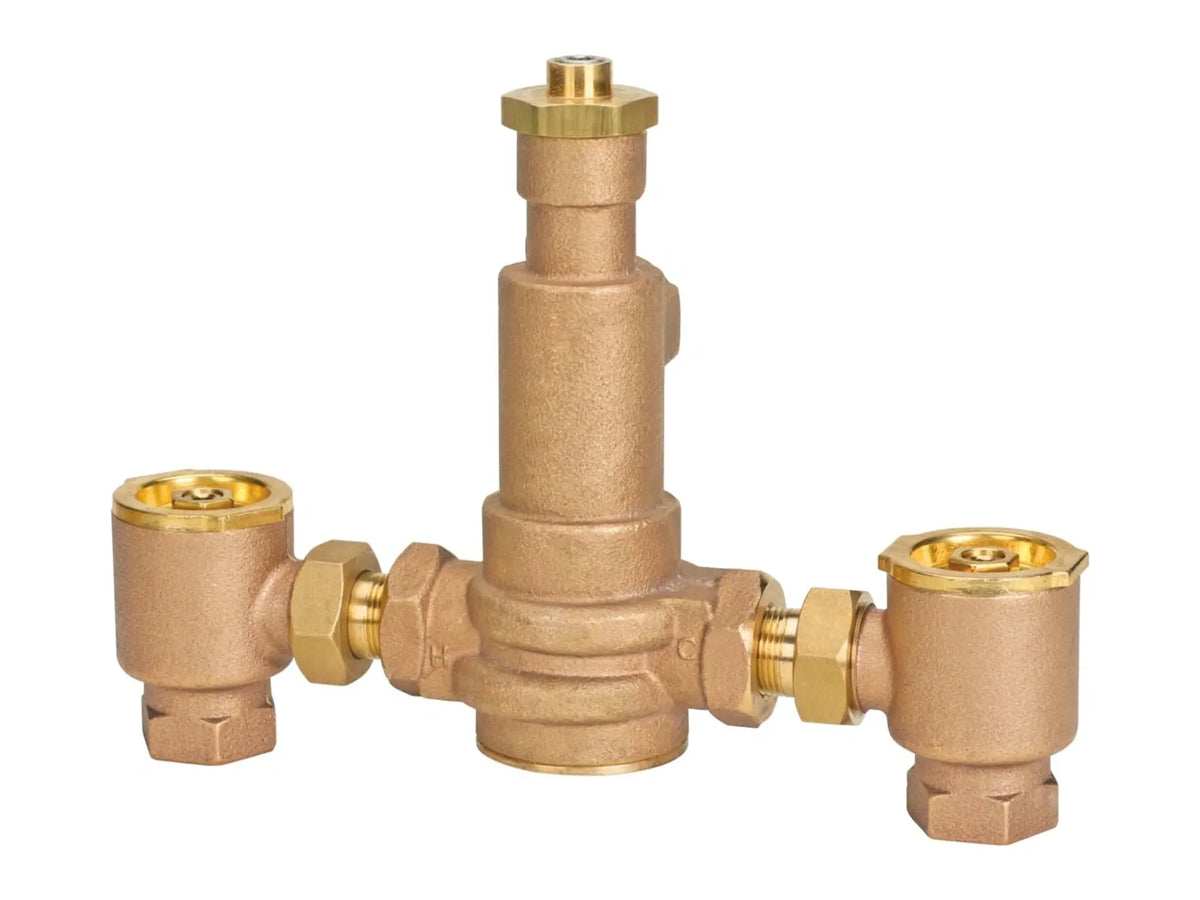 Watts 0559167, LFN170-M3-CSUT Hot Water Master Tempering Valve with Checkstops