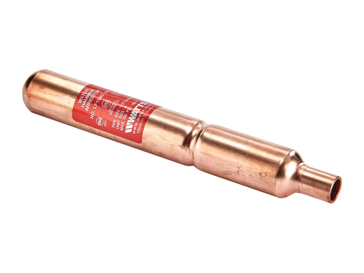 Watts 0750150, 1/2" Lead Free Water Hammer Arrestor, Solder End Connection, Unit Size A