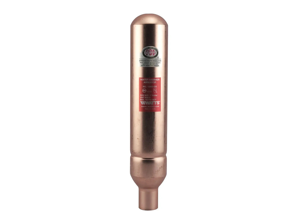 Watts 0750153, 1" Lead Free Water Hammer Arrestor, Solder End Connection, Unit Size D