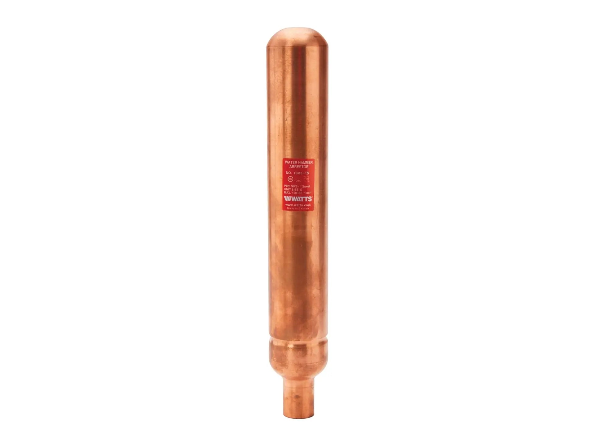 Watts 0750154, 1" Lead Free Water Hammer Arrestor, Solder End Connection, Unit Size E