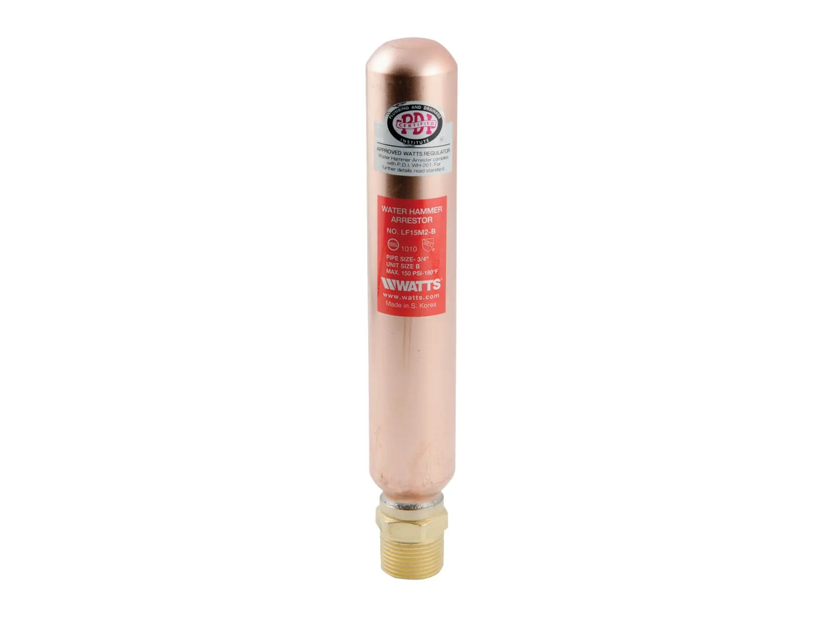Watts 0750161, 3/4" Water Hammer Arrestor LF15-B Lead Free