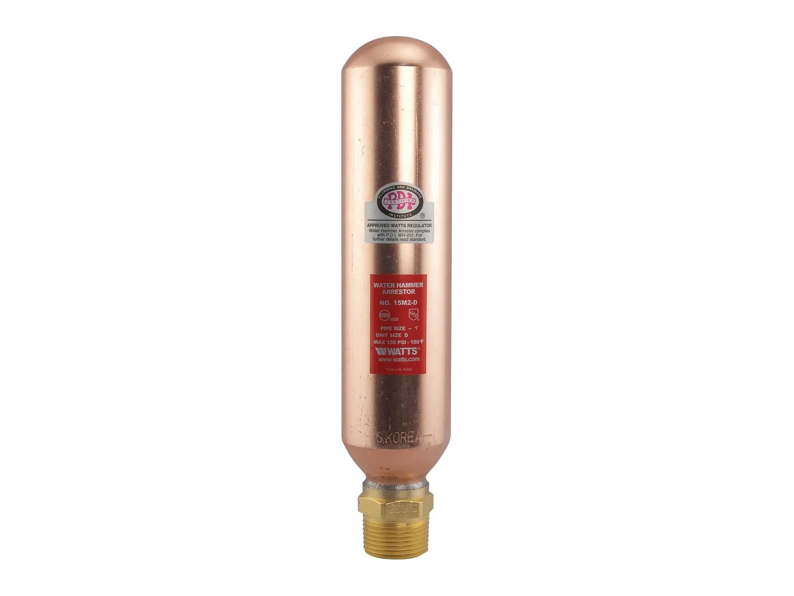 Watts 0750163, 1" Water Hammer Arrestor