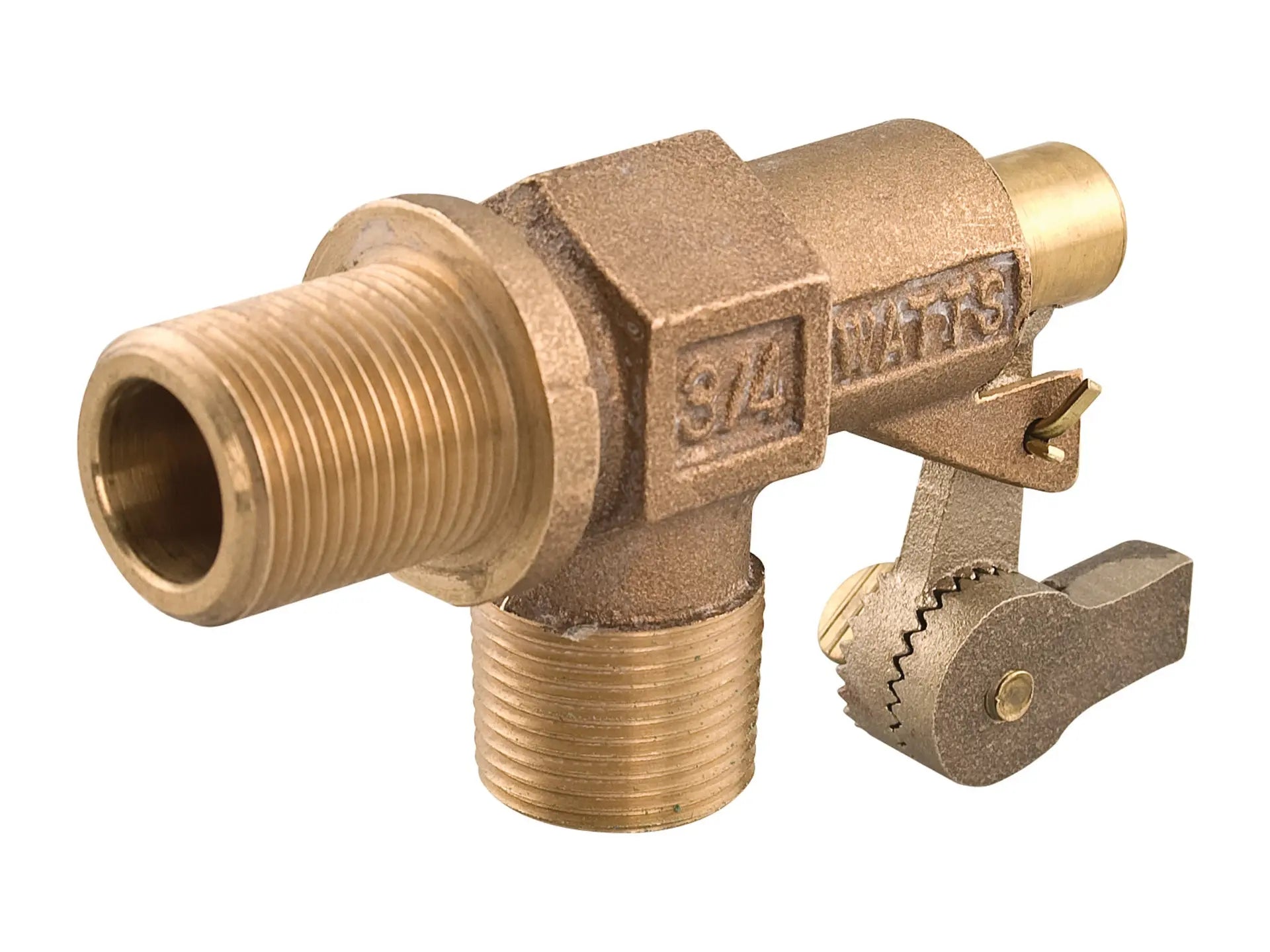 Watts 0780010, 3/4" Bronze Heavy Duty Float Valve, MNPT Threaded Outlet, Locknut, Gasket