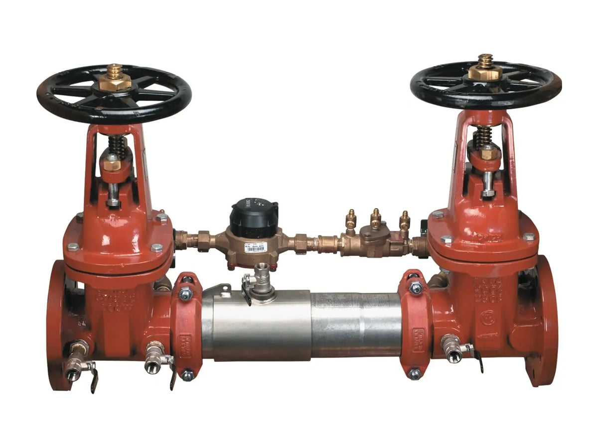 Watts 0792275, 6" LF757DCDA Double Check Detector Assembly Backflow Preventers